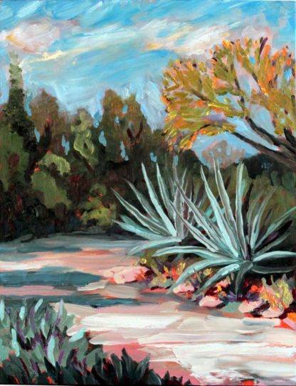 original oil painting, San Diego plein air, artist, Ronald Lee Oliver